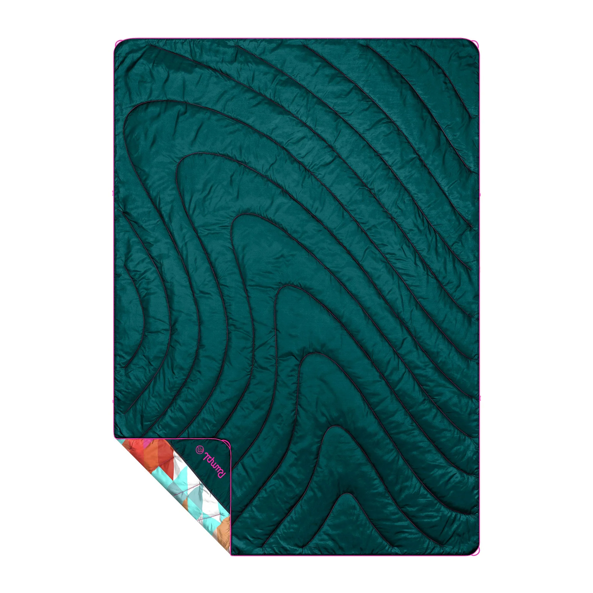 Original Puffy Blanket - Geo Cool - Image 2