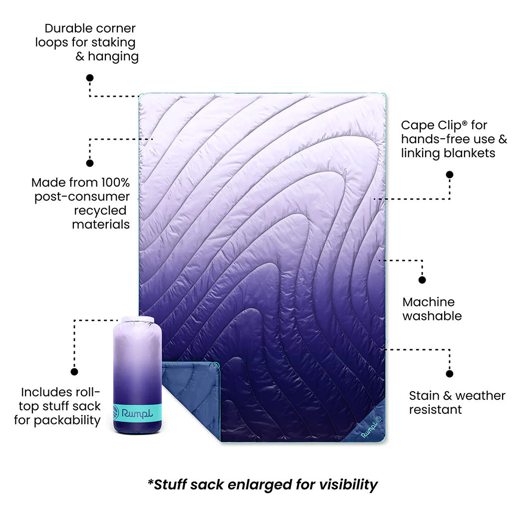 Original Puffy Blanket - Lavender Fade - Image 3