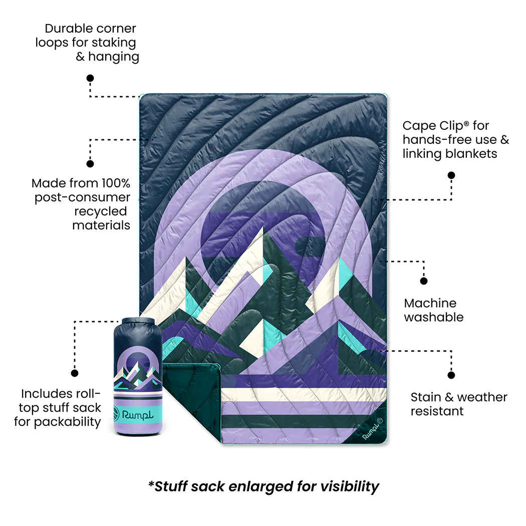 Original Puffy Blanket - Lavender Peak Eclipse - Image 3