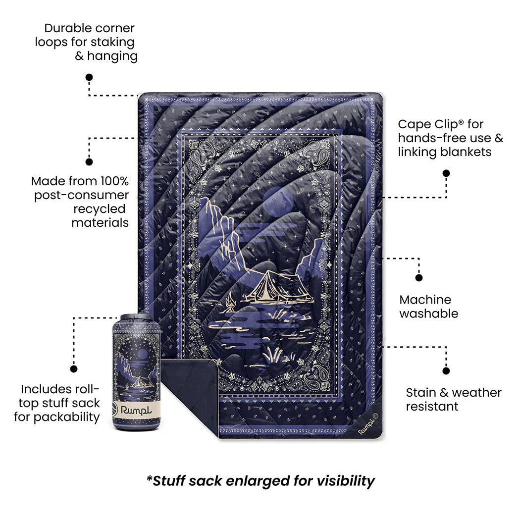 Original Puffy Blanket - Midnight Mesa Bandana - Image 3