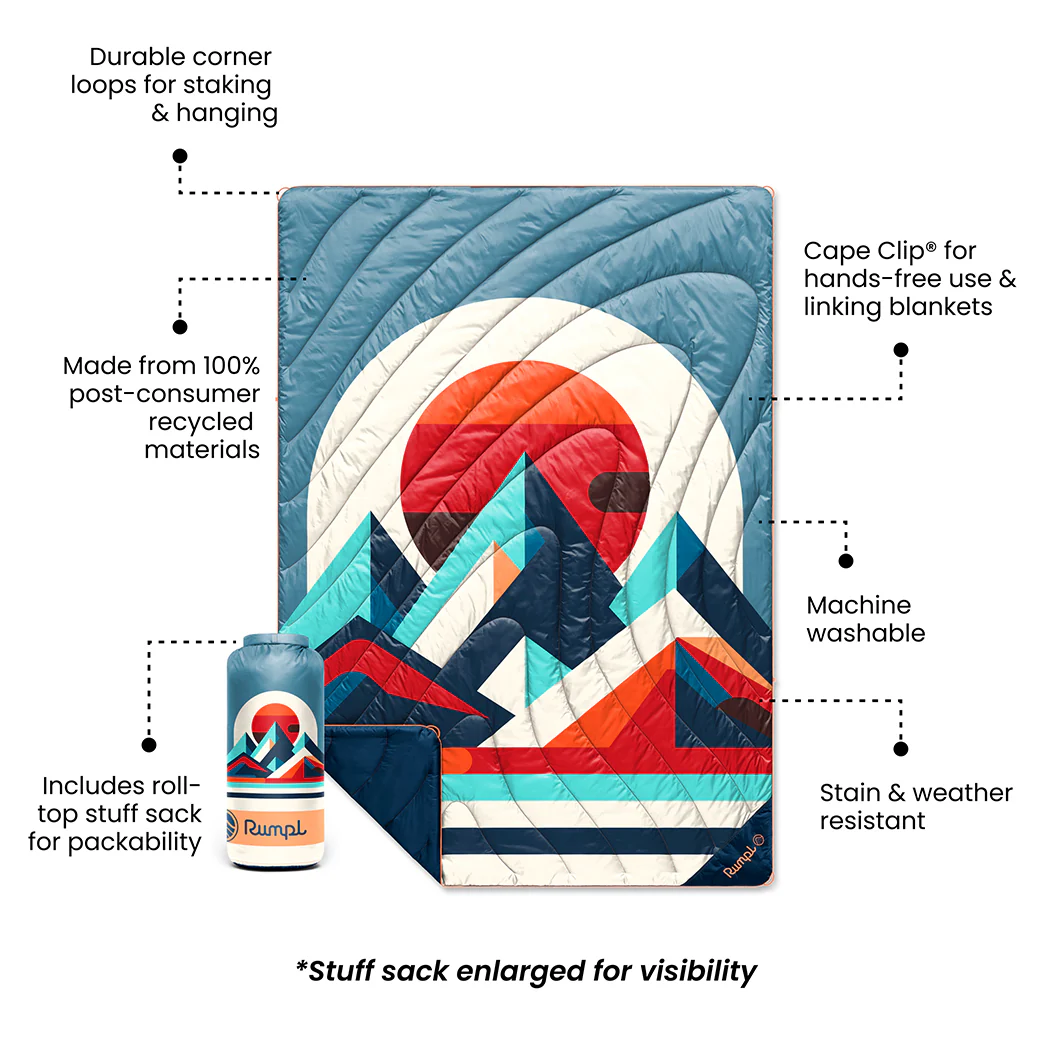Original Puffy Blanket - Radiant Peak Eclipse - Image 4