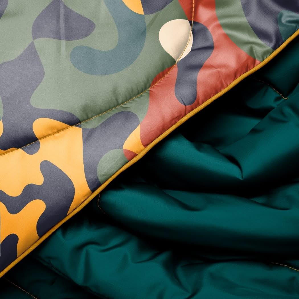 Original Puffy Blanket - Rustic Abstraction - Image 5