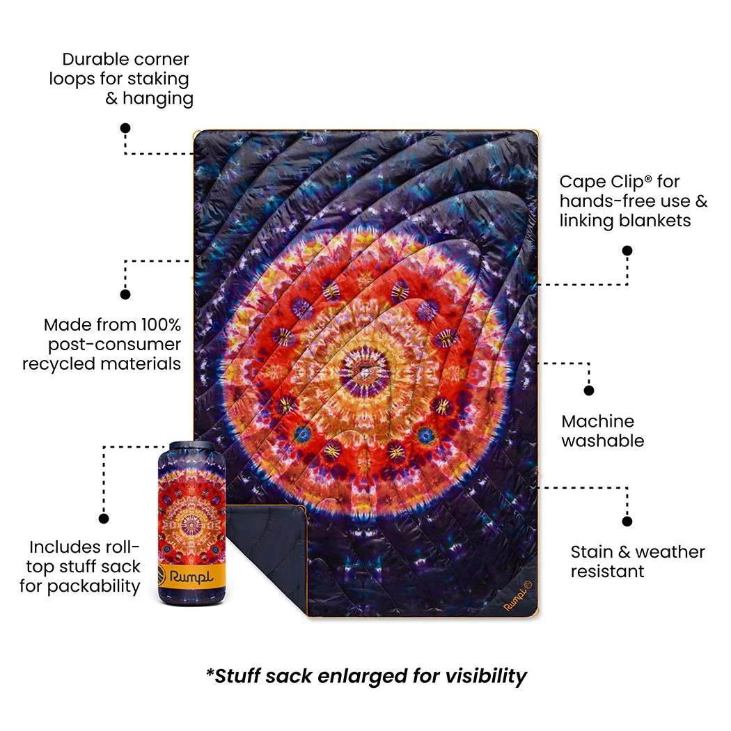 Original Puffy Blanket - Tapestry Tie Dye - Image 3