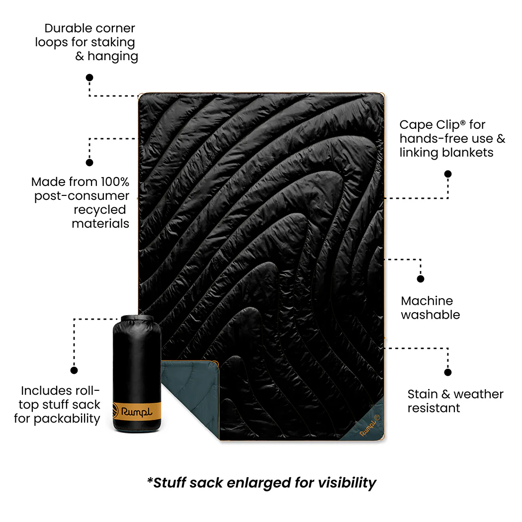 Original Puffy Blanket - Black - Image 3