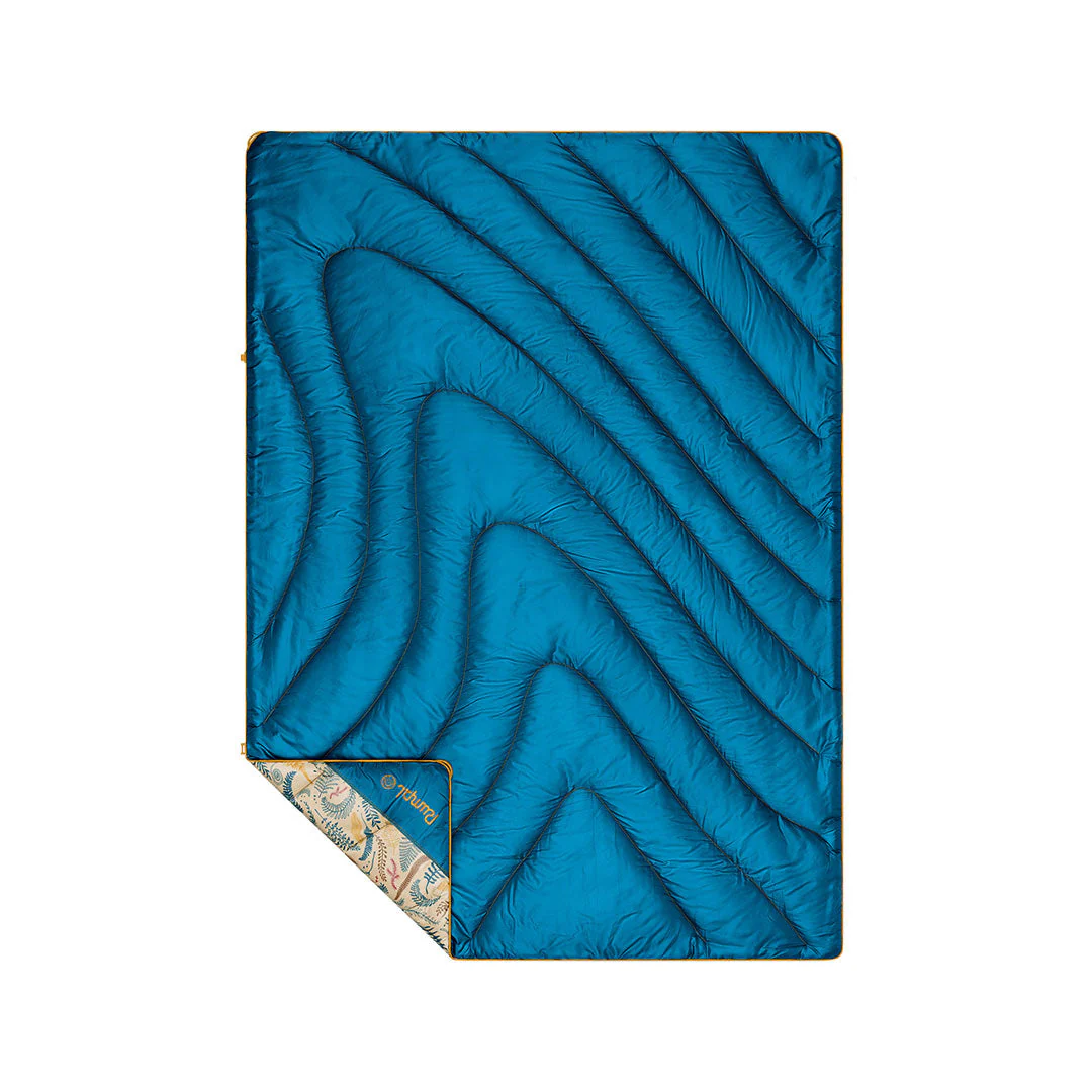 Original Puffy Throw Blanket - Mustard Fern - Image 2